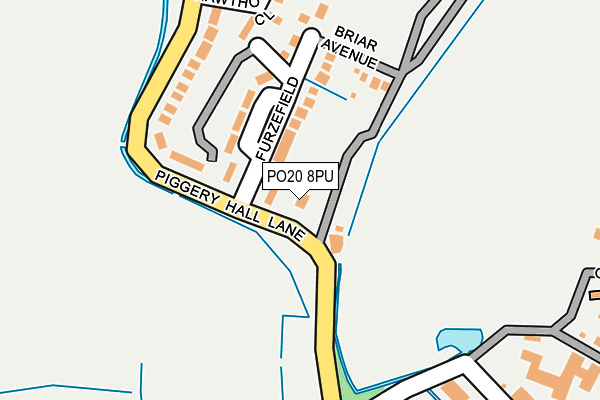 PO20 8PU map - OS OpenMap – Local (Ordnance Survey) PO20 8PU map - OS OpenMap – Local (Ordnance Survey)