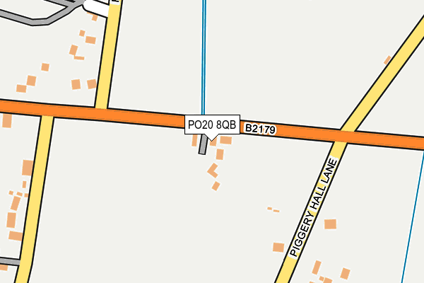 PO20 8QB map - OS OpenMap – Local (Ordnance Survey) PO20 8QB map - OS OpenMap – Local (Ordnance Survey)