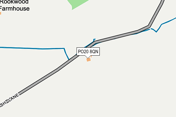 PO20 8QN map - OS OpenMap – Local (Ordnance Survey) PO20 8QN map - OS OpenMap – Local (Ordnance Survey)