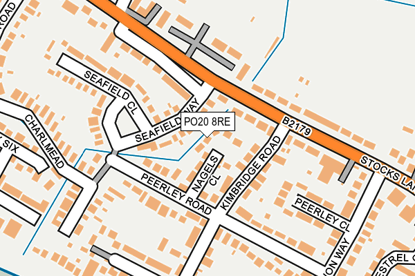 PO20 8RE map - OS OpenMap – Local (Ordnance Survey) PO20 8RE map - OS OpenMap – Local (Ordnance Survey)