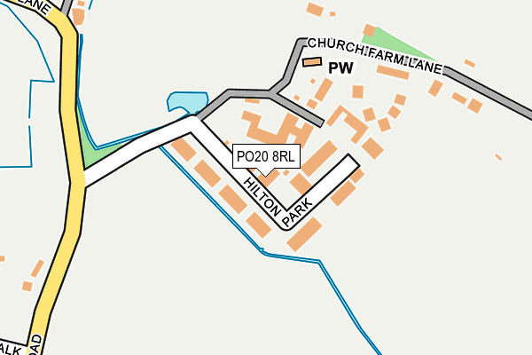 PO20 8RL map - OS OpenMap – Local (Ordnance Survey) PO20 8RL map - OS OpenMap – Local (Ordnance Survey)