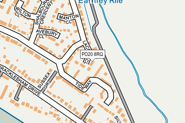 PO20 8RQ map - OS OpenMap – Local (Ordnance Survey) PO20 8RQ map - OS OpenMap – Local (Ordnance Survey)