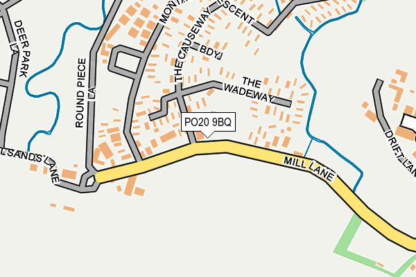 PO20 9BQ map - OS OpenMap – Local (Ordnance Survey) PO20 9BQ map - OS OpenMap – Local (Ordnance Survey)
