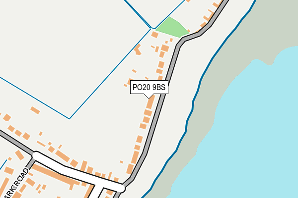 PO20 9BS map - OS OpenMap – Local (Ordnance Survey)