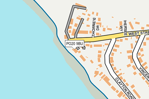 PO20 9BU map - OS OpenMap – Local (Ordnance Survey) PO20 9BU map - OS OpenMap – Local (Ordnance Survey)