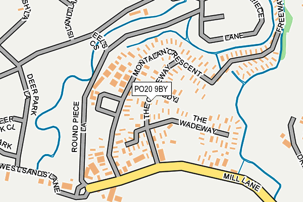 PO20 9BY map - OS OpenMap – Local (Ordnance Survey) PO20 9BY map - OS OpenMap – Local (Ordnance Survey)