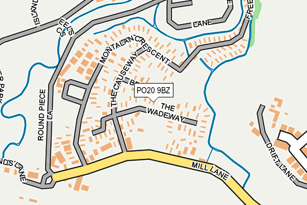 PO20 9BZ map - OS OpenMap – Local (Ordnance Survey) PO20 9BZ map - OS OpenMap – Local (Ordnance Survey)
