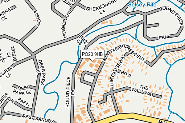 PO20 9HB map - OS OpenMap – Local (Ordnance Survey) PO20 9HB map - OS OpenMap – Local (Ordnance Survey)