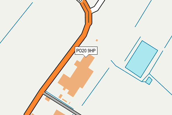 PO20 9HP map - OS OpenMap – Local (Ordnance Survey) PO20 9HP map - OS OpenMap – Local (Ordnance Survey)