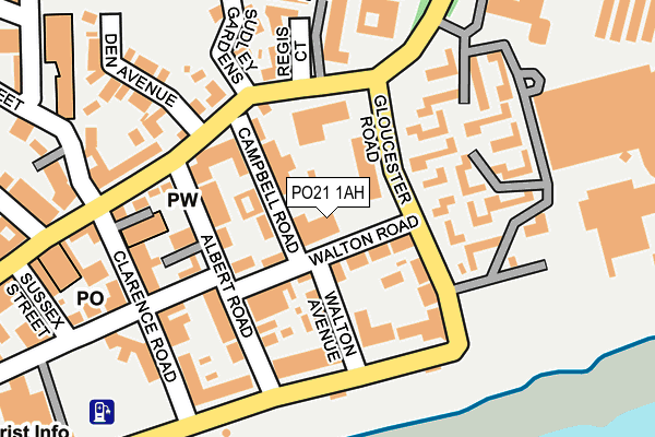 PO21 1AH map - OS OpenMap – Local (Ordnance Survey) PO21 1AH map - OS OpenMap – Local (Ordnance Survey)