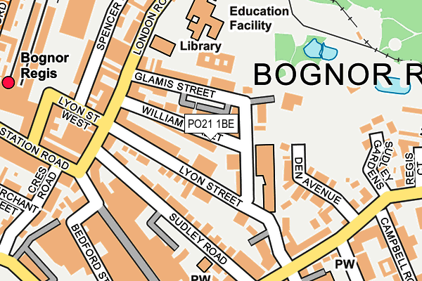PO21 1BE map - OS OpenMap – Local (Ordnance Survey) PO21 1BE map - OS OpenMap – Local (Ordnance Survey)