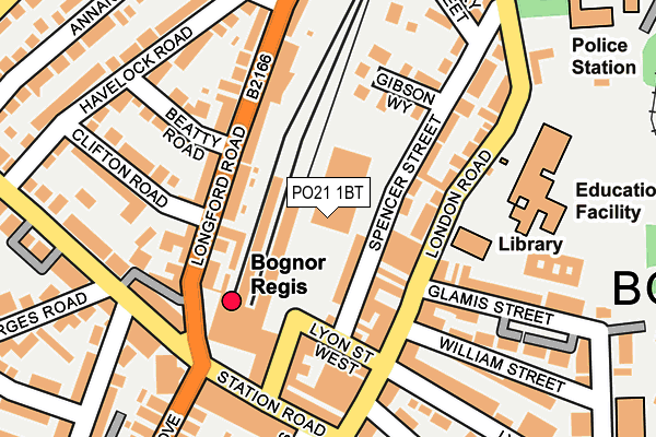 PO21 1BT map - OS OpenMap – Local (Ordnance Survey) PO21 1BT map - OS OpenMap – Local (Ordnance Survey)