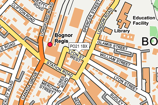 PO21 1BX map - OS OpenMap – Local (Ordnance Survey) PO21 1BX map - OS OpenMap – Local (Ordnance Survey)