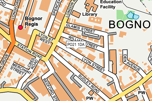 PO21 1DA map - OS OpenMap – Local (Ordnance Survey) PO21 1DA map - OS OpenMap – Local (Ordnance Survey)