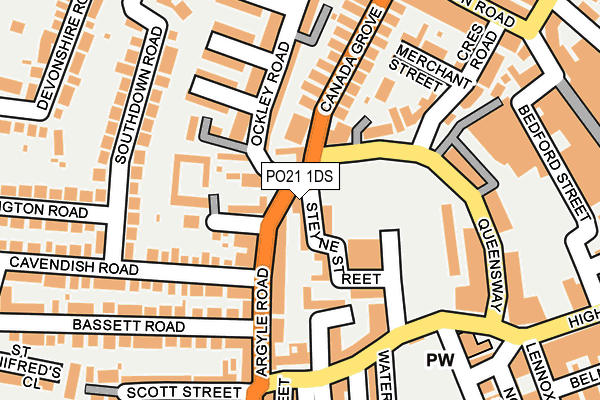 PO21 1DS map - OS OpenMap – Local (Ordnance Survey) PO21 1DS map - OS OpenMap – Local (Ordnance Survey)