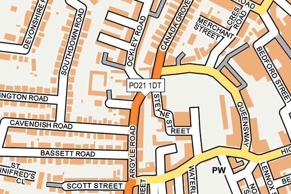 PO21 1DT map - OS OpenMap – Local (Ordnance Survey) PO21 1DT map - OS OpenMap – Local (Ordnance Survey)