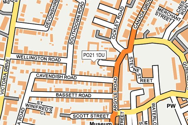 PO21 1DU map - OS OpenMap – Local (Ordnance Survey) PO21 1DU map - OS OpenMap – Local (Ordnance Survey)