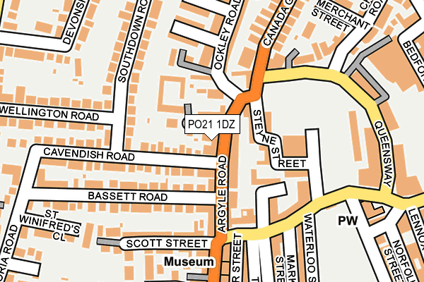 PO21 1DZ map - OS OpenMap – Local (Ordnance Survey) PO21 1DZ map - OS OpenMap – Local (Ordnance Survey)