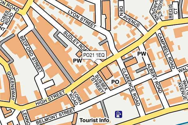 PO21 1EQ map - OS OpenMap – Local (Ordnance Survey) PO21 1EQ map - OS OpenMap – Local (Ordnance Survey)