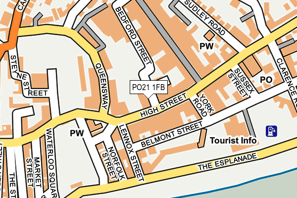 PO21 1FB map - OS OpenMap – Local (Ordnance Survey) PO21 1FB map - OS OpenMap – Local (Ordnance Survey)