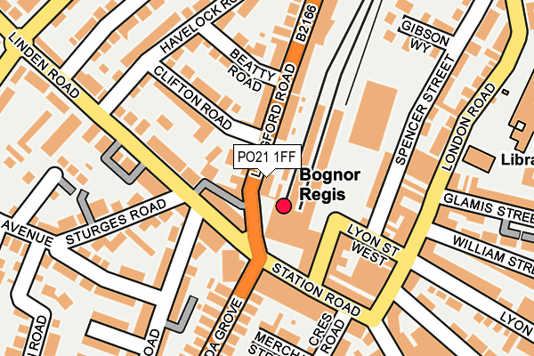 PO21 1FF map - OS OpenMap – Local (Ordnance Survey) PO21 1FF map - OS OpenMap – Local (Ordnance Survey)