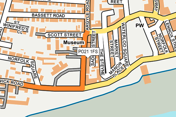 PO21 1FS map - OS OpenMap – Local (Ordnance Survey)