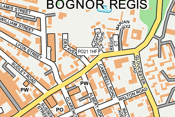 PO21 1HF map - OS OpenMap – Local (Ordnance Survey) PO21 1HF map - OS OpenMap – Local (Ordnance Survey)