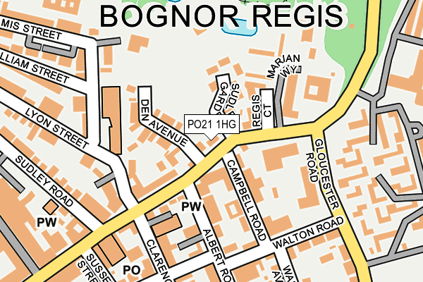 PO21 1HG map - OS OpenMap – Local (Ordnance Survey) PO21 1HG map - OS OpenMap – Local (Ordnance Survey)