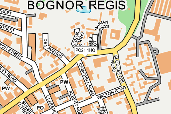 PO21 1HQ map - OS OpenMap – Local (Ordnance Survey) PO21 1HQ map - OS OpenMap – Local (Ordnance Survey)