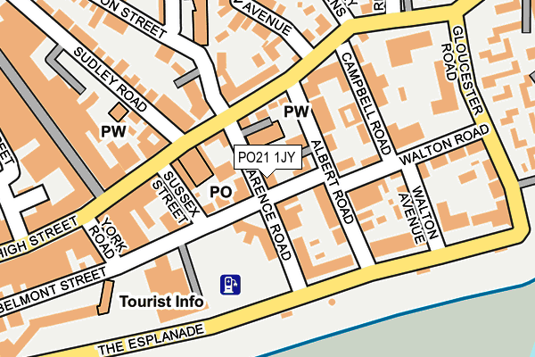 PO21 1JY map - OS OpenMap – Local (Ordnance Survey) PO21 1JY map - OS OpenMap – Local (Ordnance Survey)