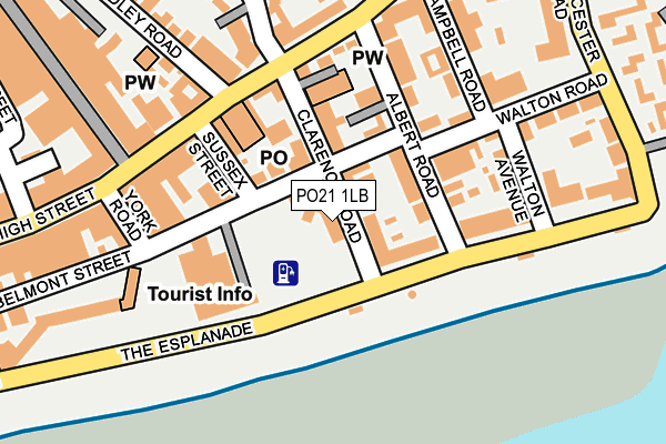 PO21 1LB map - OS OpenMap – Local (Ordnance Survey) PO21 1LB map - OS OpenMap – Local (Ordnance Survey)