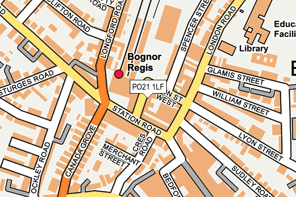 PO21 1LF map - OS OpenMap – Local (Ordnance Survey) PO21 1LF map - OS OpenMap – Local (Ordnance Survey)