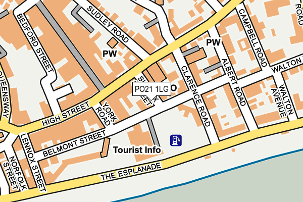 PO21 1LG map - OS OpenMap – Local (Ordnance Survey) PO21 1LG map - OS OpenMap – Local (Ordnance Survey)