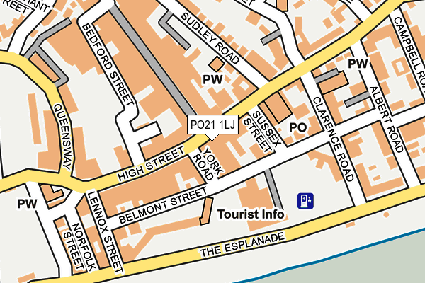 PO21 1LJ map - OS OpenMap – Local (Ordnance Survey) PO21 1LJ map - OS OpenMap – Local (Ordnance Survey)