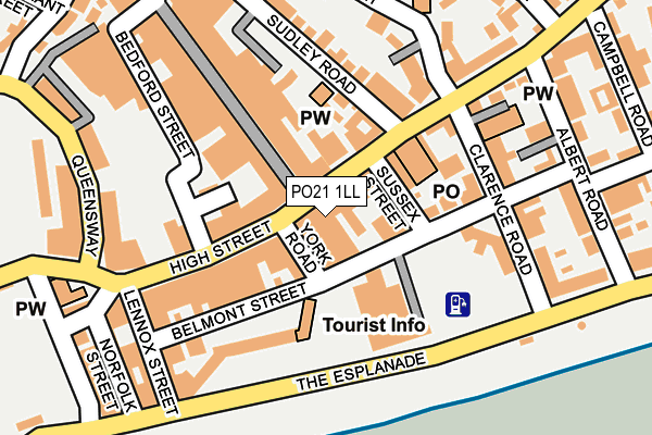PO21 1LL map - OS OpenMap – Local (Ordnance Survey) PO21 1LL map - OS OpenMap – Local (Ordnance Survey)