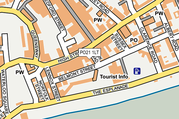PO21 1LT map - OS OpenMap – Local (Ordnance Survey) PO21 1LT map - OS OpenMap – Local (Ordnance Survey)