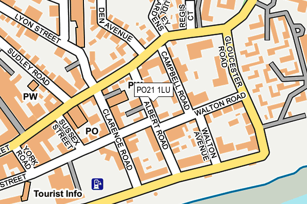 PO21 1LU map - OS OpenMap – Local (Ordnance Survey) PO21 1LU map - OS OpenMap – Local (Ordnance Survey)