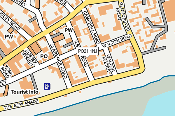 PO21 1NJ map - OS OpenMap – Local (Ordnance Survey) PO21 1NJ map - OS OpenMap – Local (Ordnance Survey)