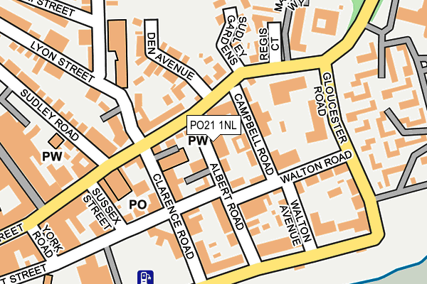 PO21 1NL map - OS OpenMap – Local (Ordnance Survey) PO21 1NL map - OS OpenMap – Local (Ordnance Survey)