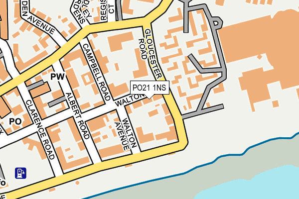 PO21 1NS map - OS OpenMap – Local (Ordnance Survey) PO21 1NS map - OS OpenMap – Local (Ordnance Survey)