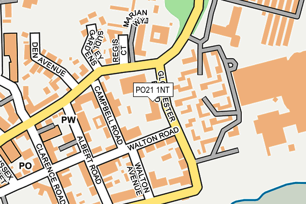 PO21 1NT map - OS OpenMap – Local (Ordnance Survey) PO21 1NT map - OS OpenMap – Local (Ordnance Survey)