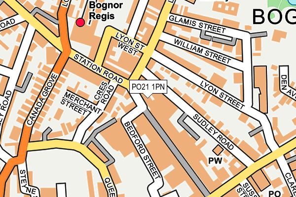 PO21 1PN map - OS OpenMap – Local (Ordnance Survey) PO21 1PN map - OS OpenMap – Local (Ordnance Survey)