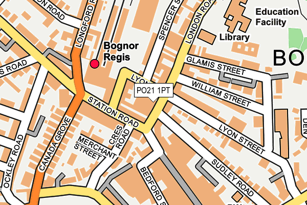 PO21 1PT map - OS OpenMap – Local (Ordnance Survey) PO21 1PT map - OS OpenMap – Local (Ordnance Survey)