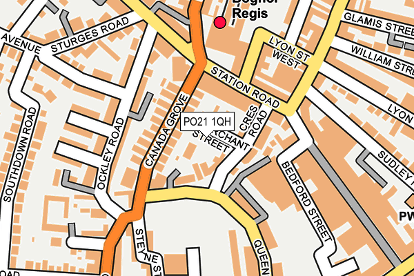 PO21 1QH map - OS OpenMap – Local (Ordnance Survey) PO21 1QH map - OS OpenMap – Local (Ordnance Survey)