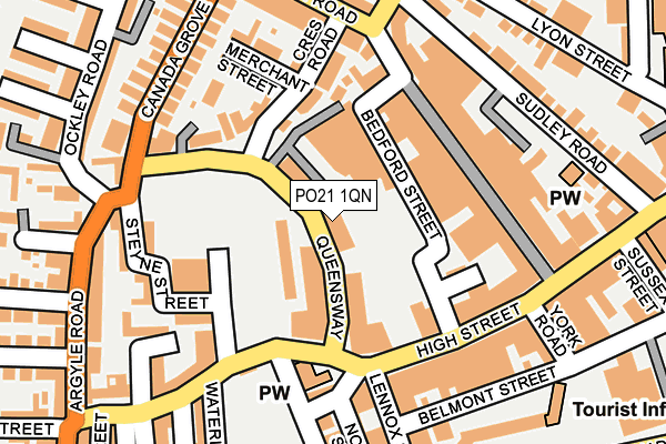 PO21 1QN map - OS OpenMap – Local (Ordnance Survey) PO21 1QN map - OS OpenMap – Local (Ordnance Survey)