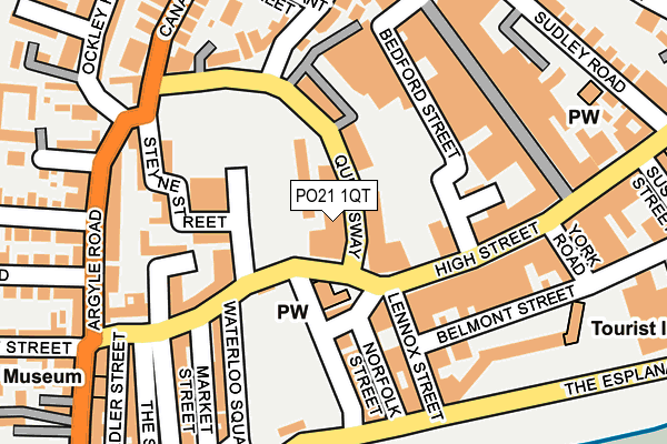PO21 1QT map - OS OpenMap – Local (Ordnance Survey) PO21 1QT map - OS OpenMap – Local (Ordnance Survey)