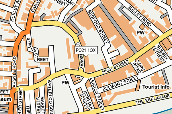 PO21 1QX map - OS OpenMap – Local (Ordnance Survey) PO21 1QX map - OS OpenMap – Local (Ordnance Survey)