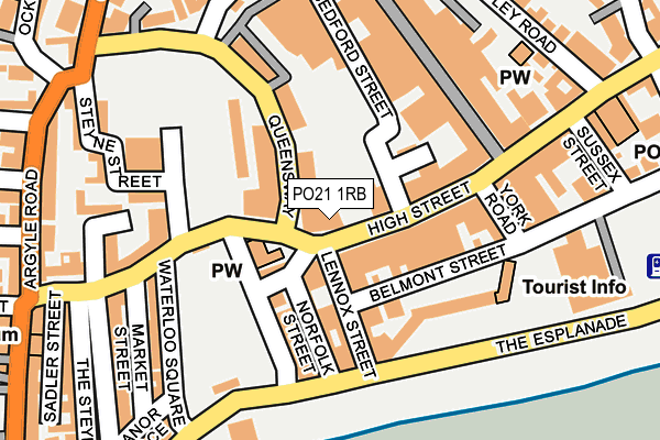 PO21 1RB map - OS OpenMap – Local (Ordnance Survey) PO21 1RB map - OS OpenMap – Local (Ordnance Survey)