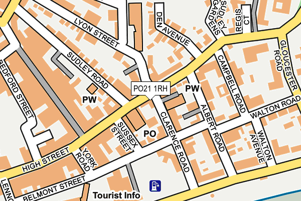 PO21 1RH map - OS OpenMap – Local (Ordnance Survey) PO21 1RH map - OS OpenMap – Local (Ordnance Survey)