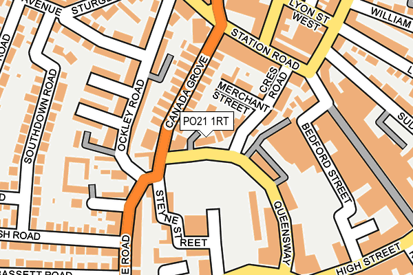 PO21 1RT map - OS OpenMap – Local (Ordnance Survey) PO21 1RT map - OS OpenMap – Local (Ordnance Survey)
